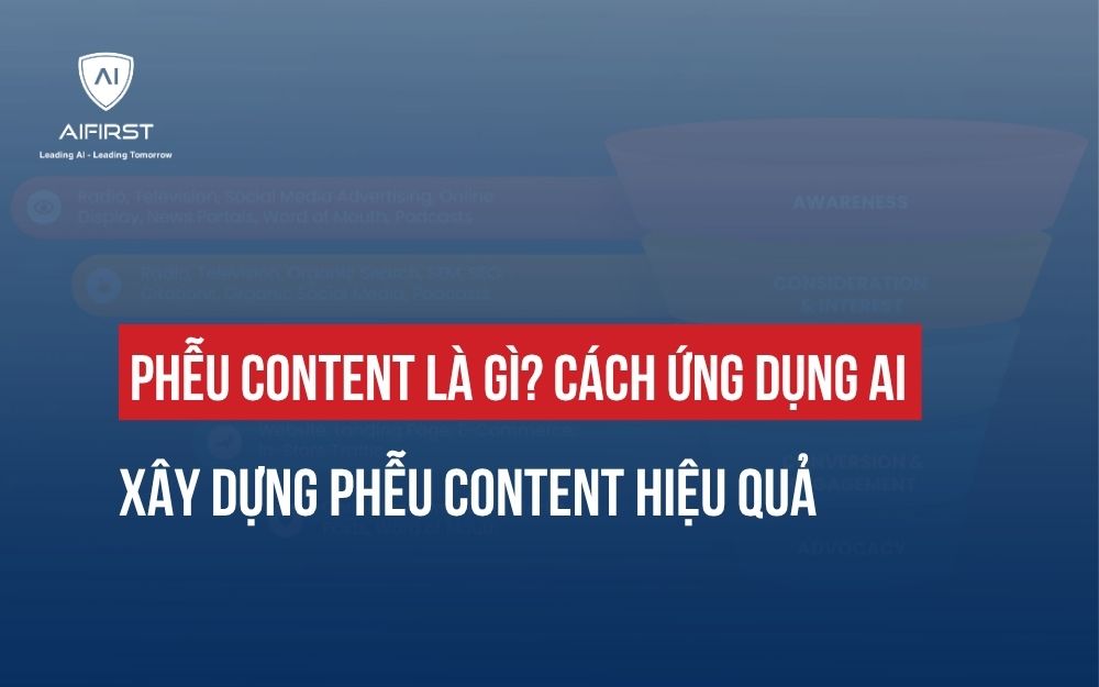 PHỄU CONTENT LÀ GÌ?CÁCH ỨNG DỤNG AI XÂY DỰNG PHỄU CONTENT HIỆU QUẢ