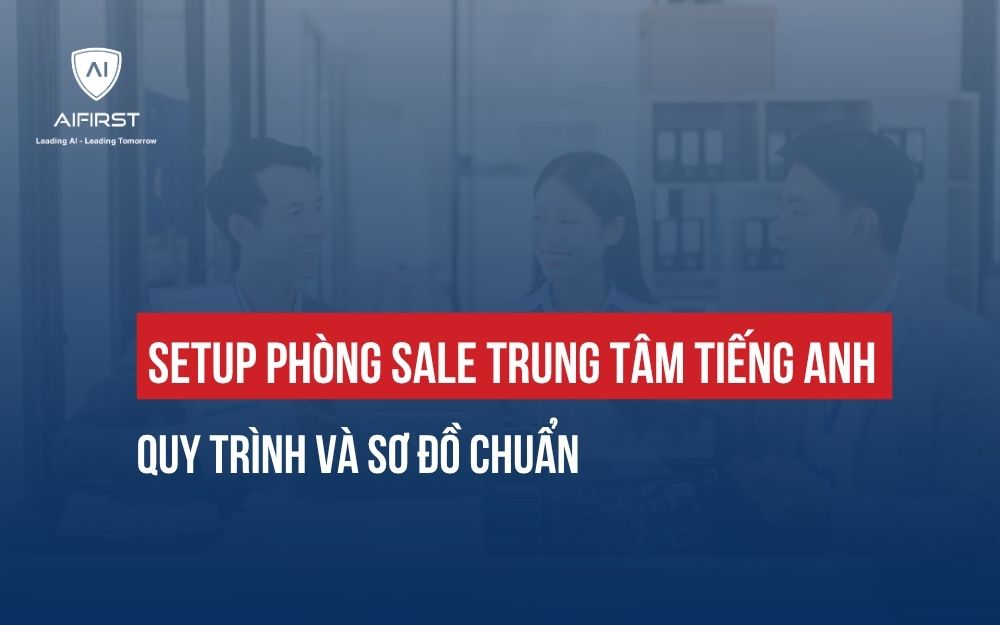 SETUP PHÒNG SALE TRUNG TÂM TIẾNG ANH: QUY TRÌNH VÀ SƠ ĐỒ CHUẨN