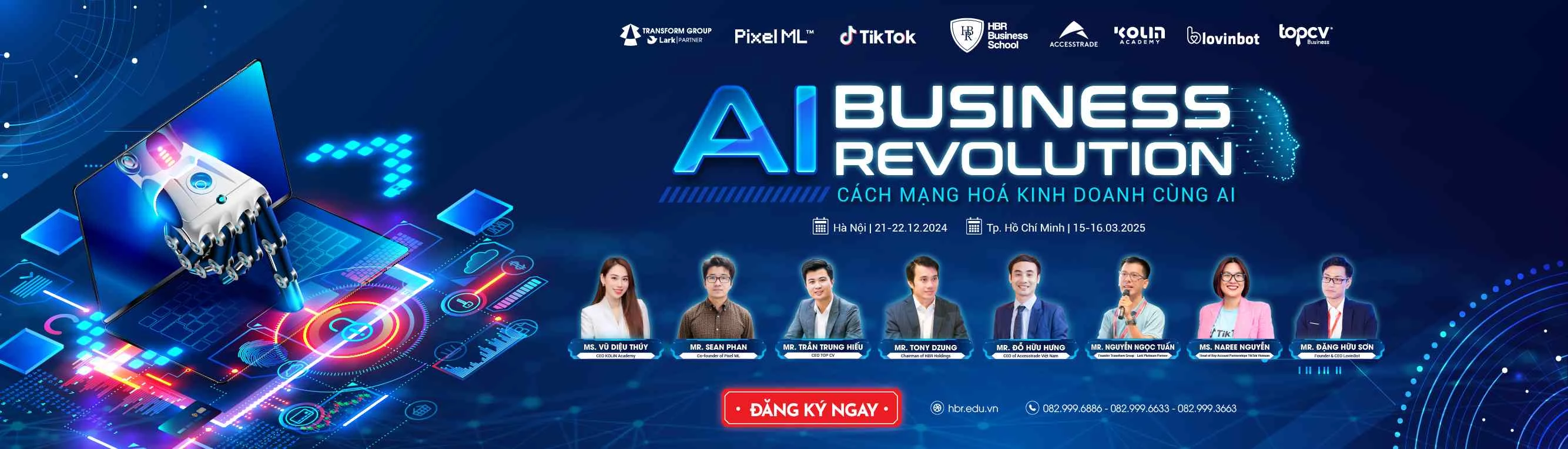 AI BUSINESS REVOLUTION - CÁCH MẠNG HÓA KINH DOANH CÙNG AI (TP. HỒ CHÍ MINH)