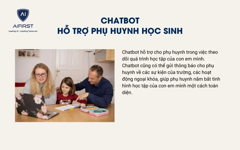 Chatbot hỗ trợ phụ huynh học sinh