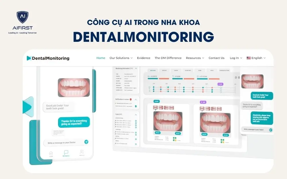 DentalMonitoring giúp giám sát tiến trình chỉnh nha từ xa thông qua công nghệ AI