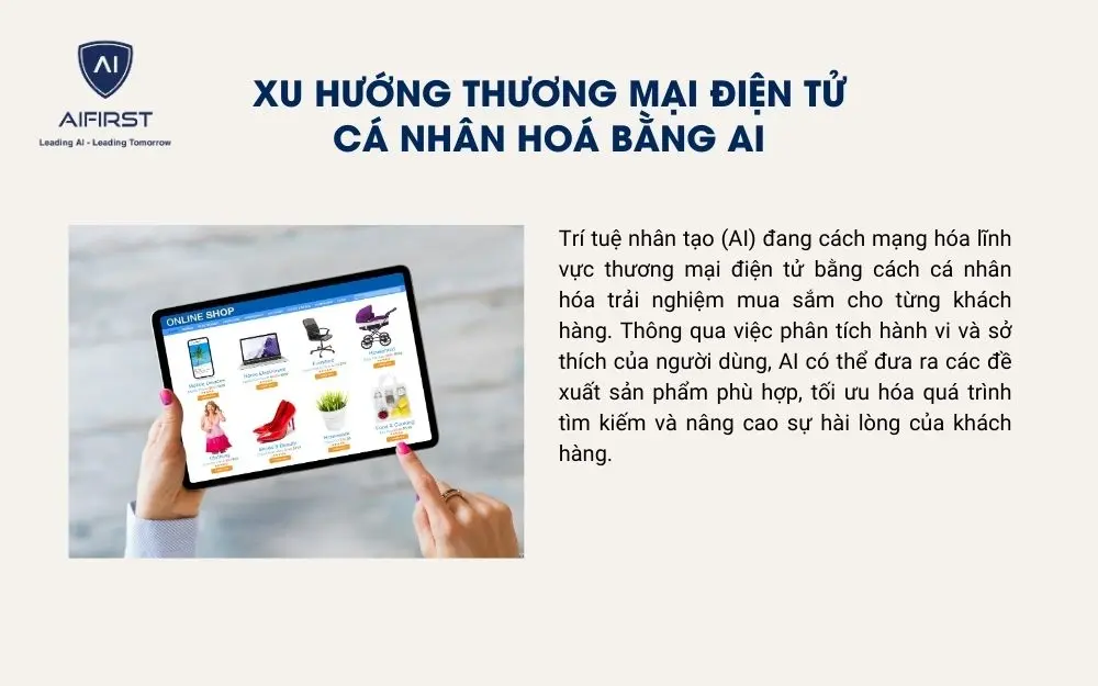 Xu hướng thương mại điện tử: Cá nhân hoá bằng AI