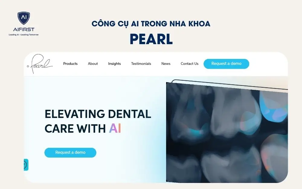 Pearl là phần mềm AI chuyên phân tích hình ảnh nha khoa