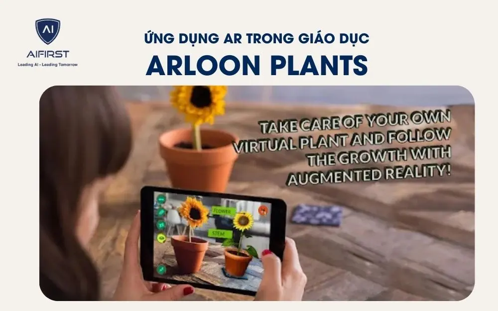 Ứng dụng AR trong giáo dục: Arloon Plants