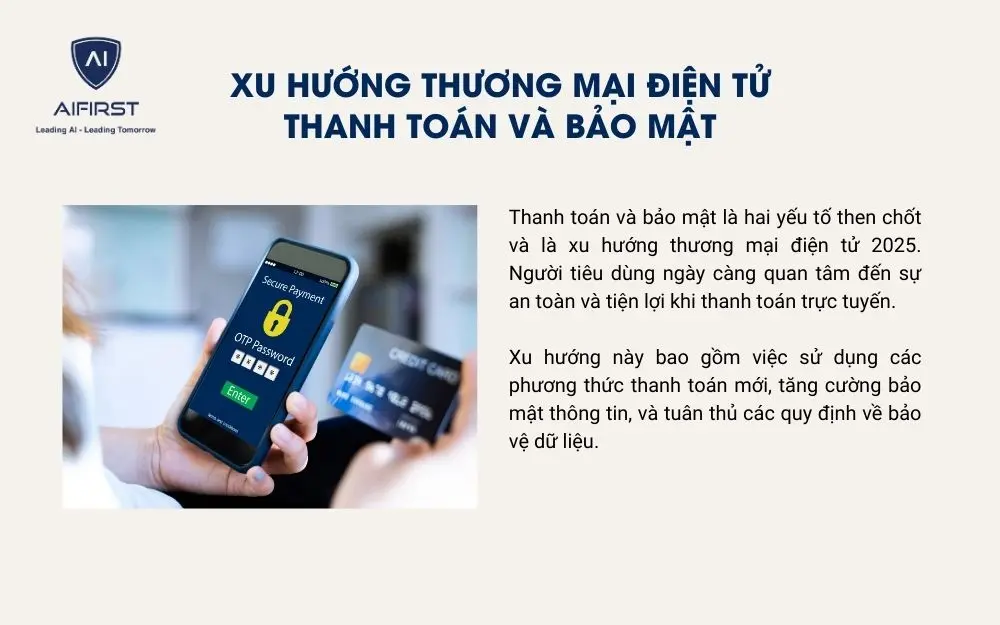 Xu hướng thương mại điện tử: Thanh toán và bảo mật