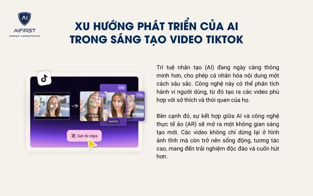 Việc ứng dụng AI để tạo video TikTok mở ra nhiều tiềm năng phát triển mới