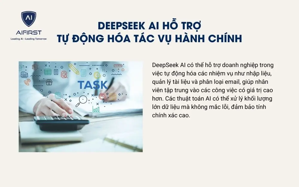 Tự động hóa các tác vụ hành chính