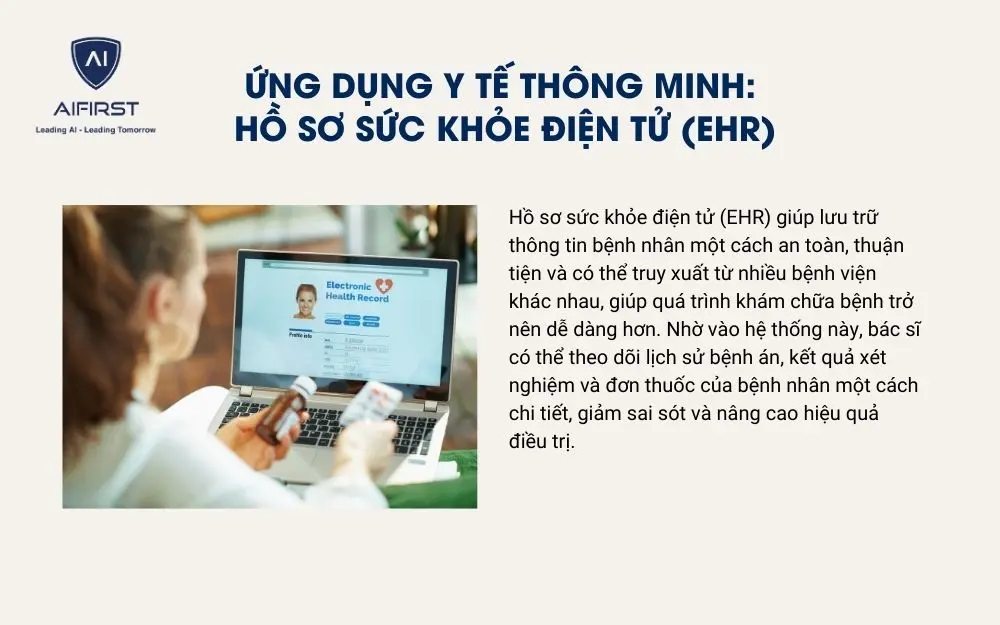 Ứng dụng y tế thông minh: Hồ sơ sức khỏe điện tử (EHR)