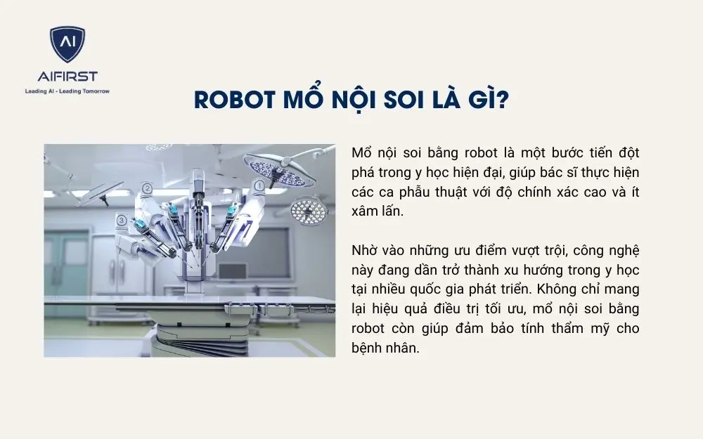 Robot mổ nội soi là gì?