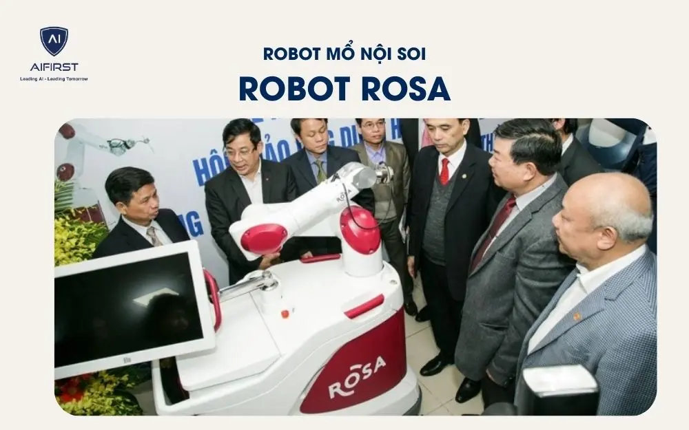 Robot Rosa có thể thực hiện các ca mổ nội soi khó, đòi hỏi độ chính xác cao