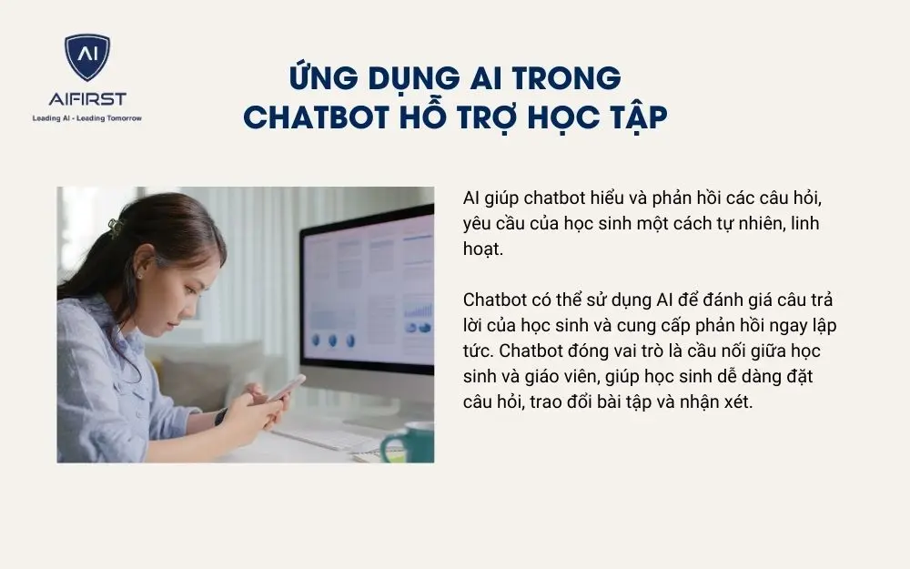 Ứng dụng AI trong các chatbot hỗ trợ học tập