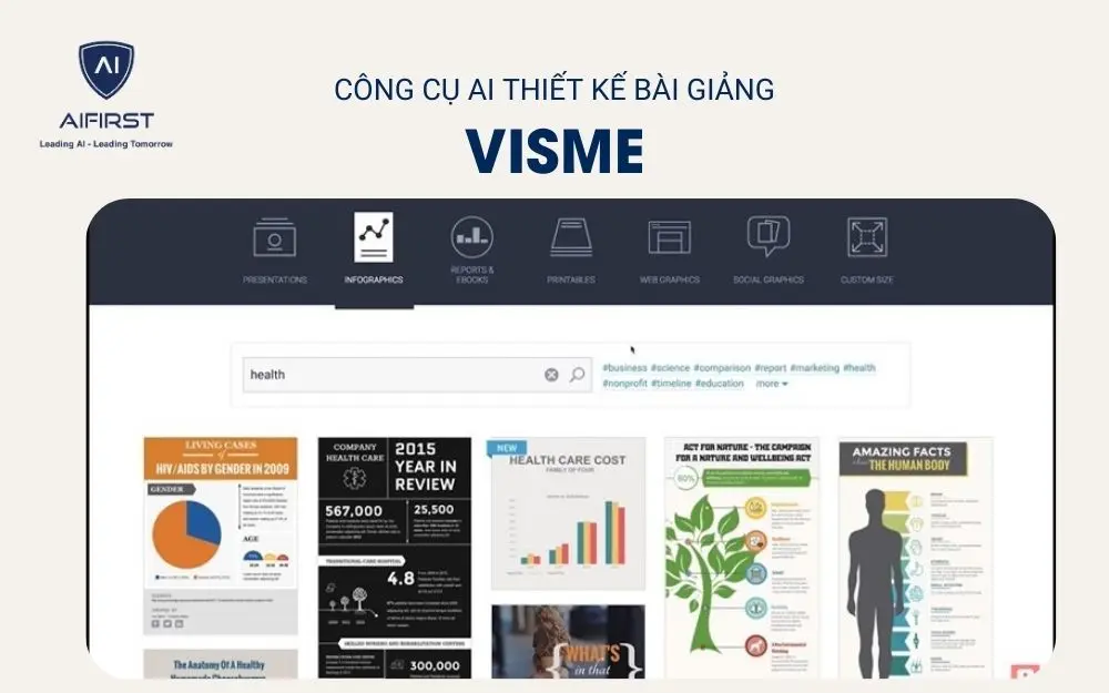 Công cụ AI thiết kế bài giảng chuyên nghiệp: Visme