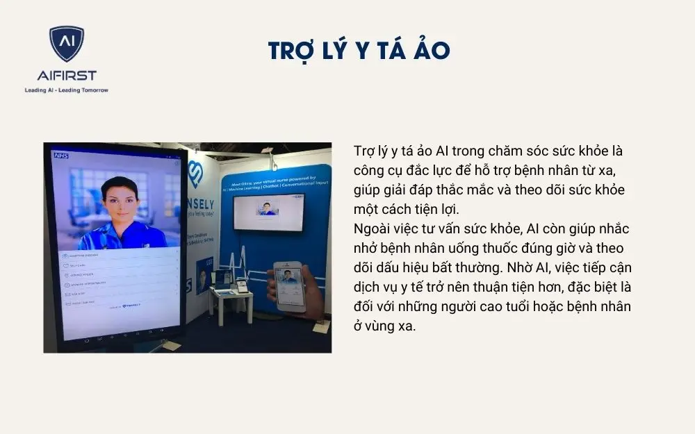 Trợ lý y tá ảo trong chăm sóc sức khoẻ