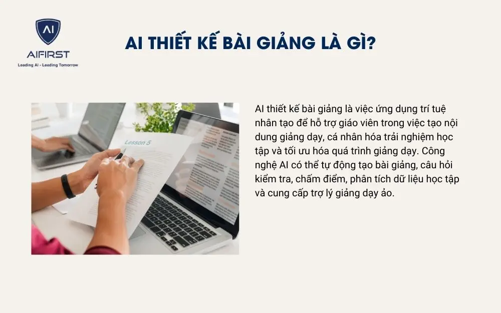 AI thiết kế bài giảng là gì?