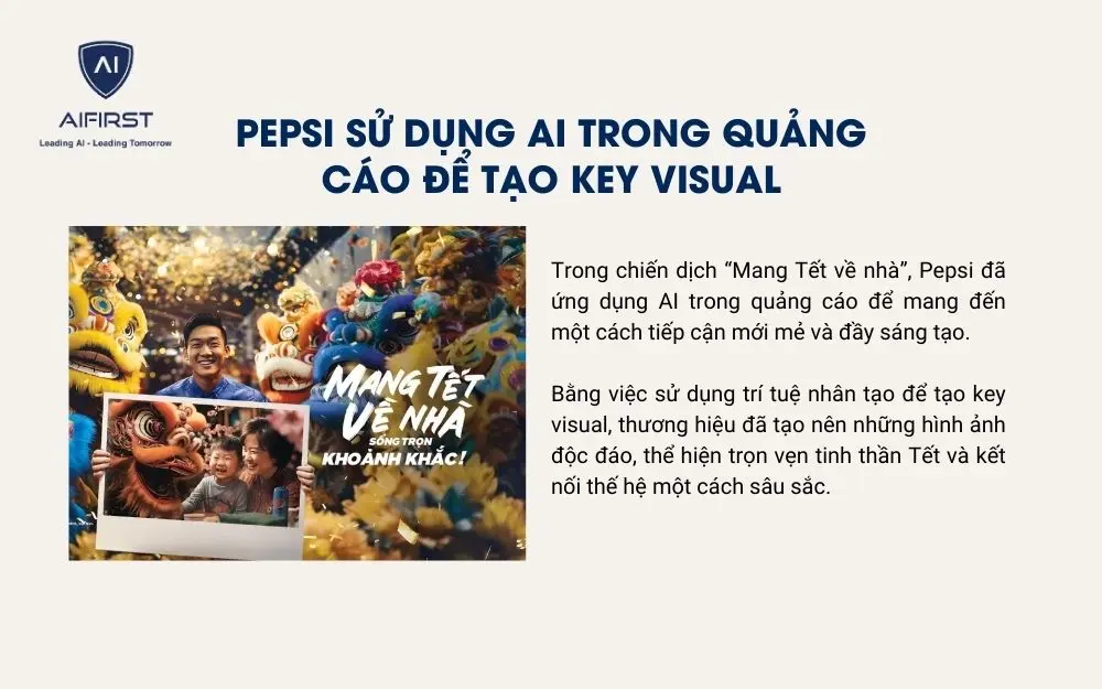 AI có thể nâng tầm trải nghiệm thị giác trong quảng cáo hiện đại của Pepsi