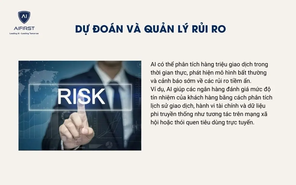 Dự đoán và quản lý rủi ro