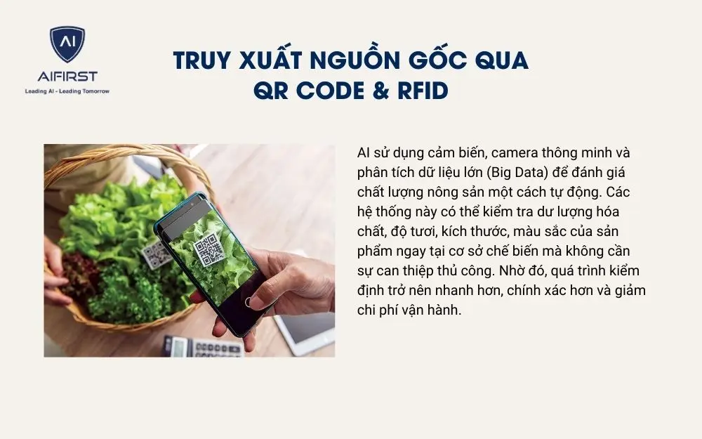 Truy xuất nguồn gốc qua QR Code & RFID