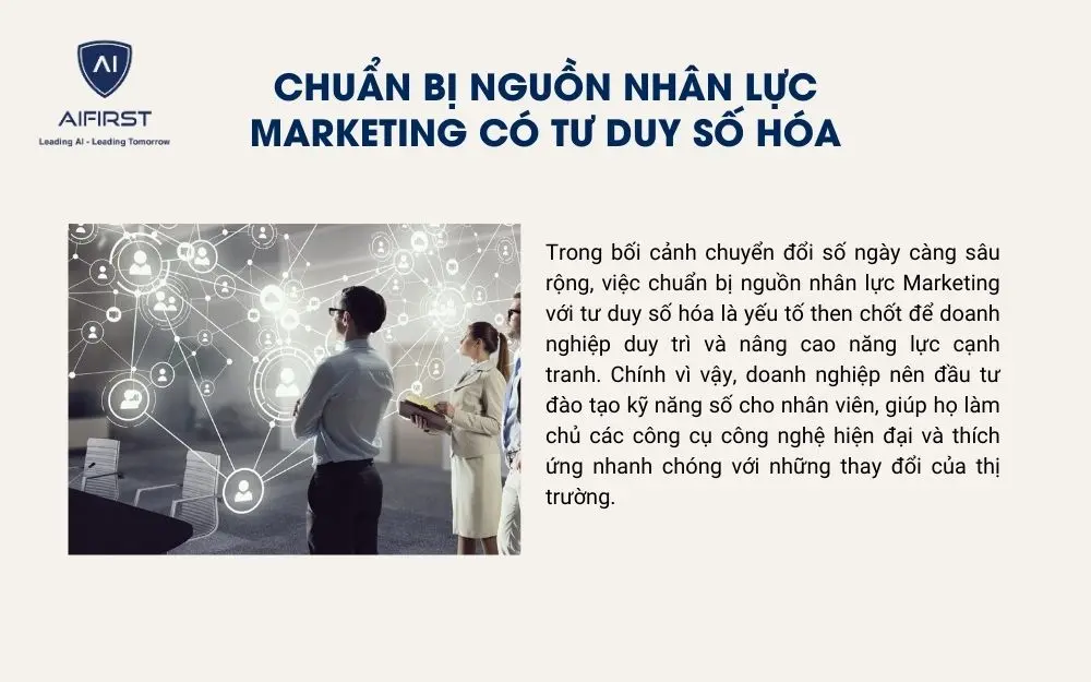 Chuẩn bị nguồn nhân lực Marketing có tư duy số hóa