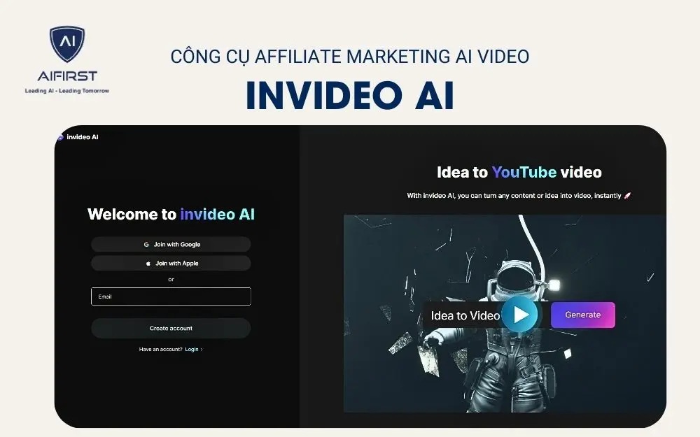 Công cụ AI Video: InVideo AI