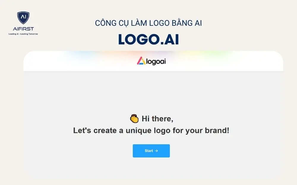 Công cụ làm logo bằng AI - Logo.ai