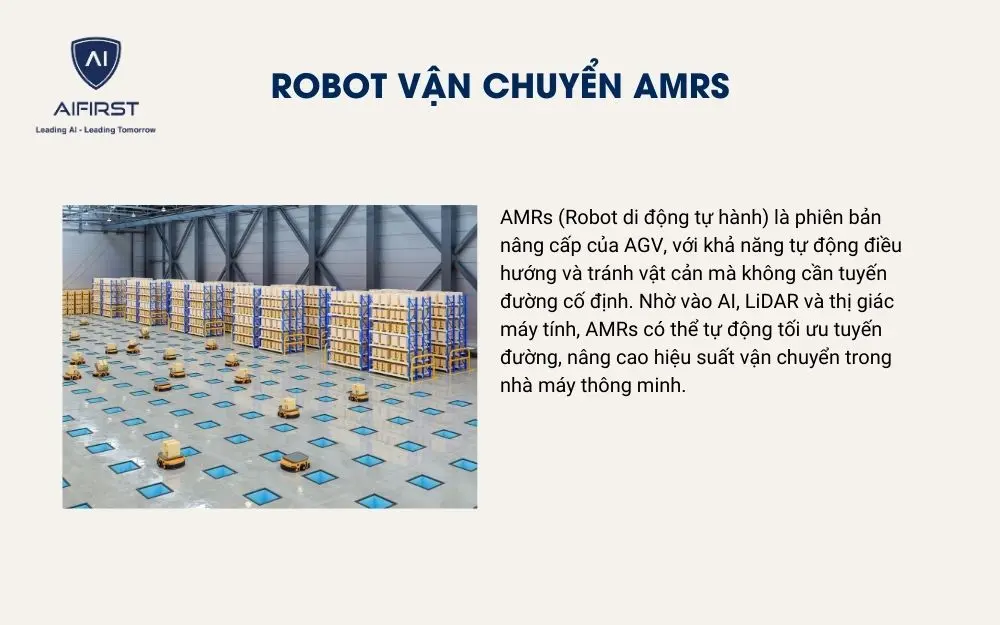 Robot vận chuyển AMRs