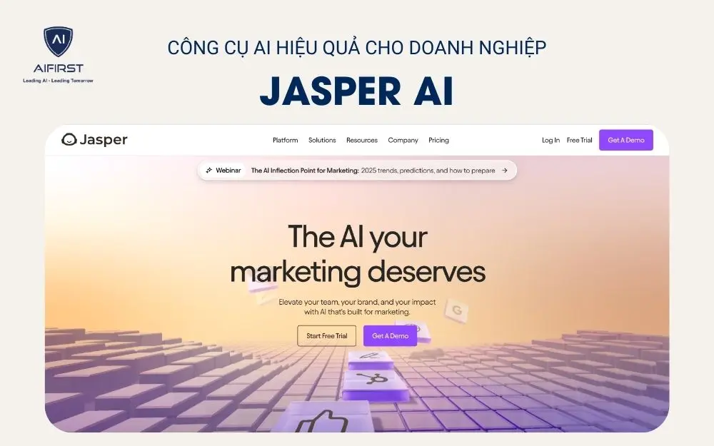 Công cụ AI Jasper AI trong doanh nghiệp