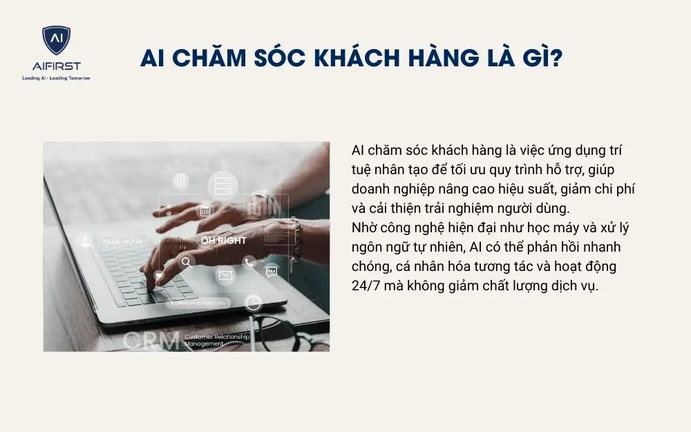 Khái niệm AI chăm sóc khách hàng