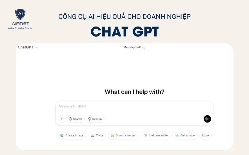 Công cụ AI Chat GPT trong doanh nghiệp