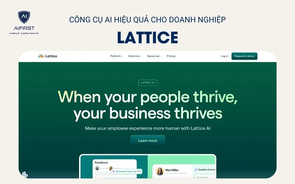 Công cụ AI Lattice trong doanh nghiệp