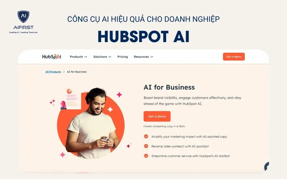 Công cụ AI HubSpot AI trong doanh nghiệp