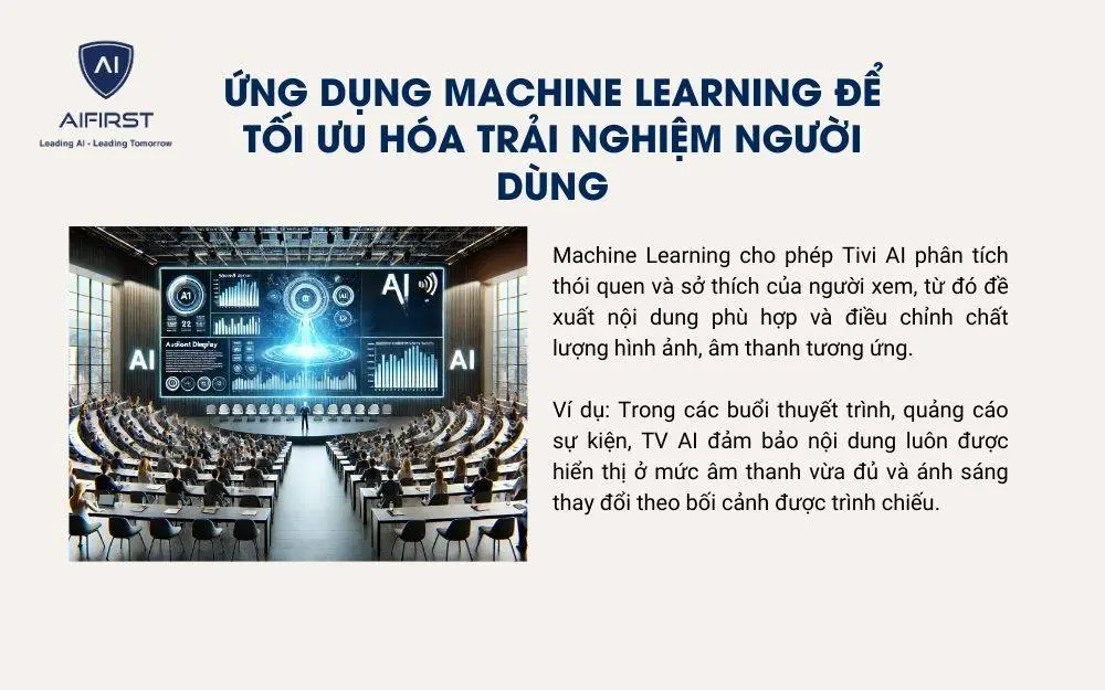 Machine Learning tích hợp TV AI nâng cao trải nghiệm người dùng