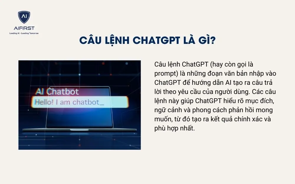 Câu lệnh ChatGPT là gì?