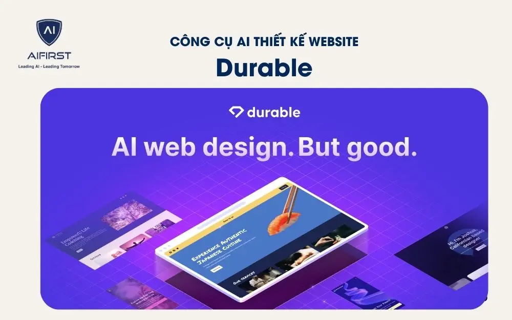 Công cụ AI thiết kế web Durable