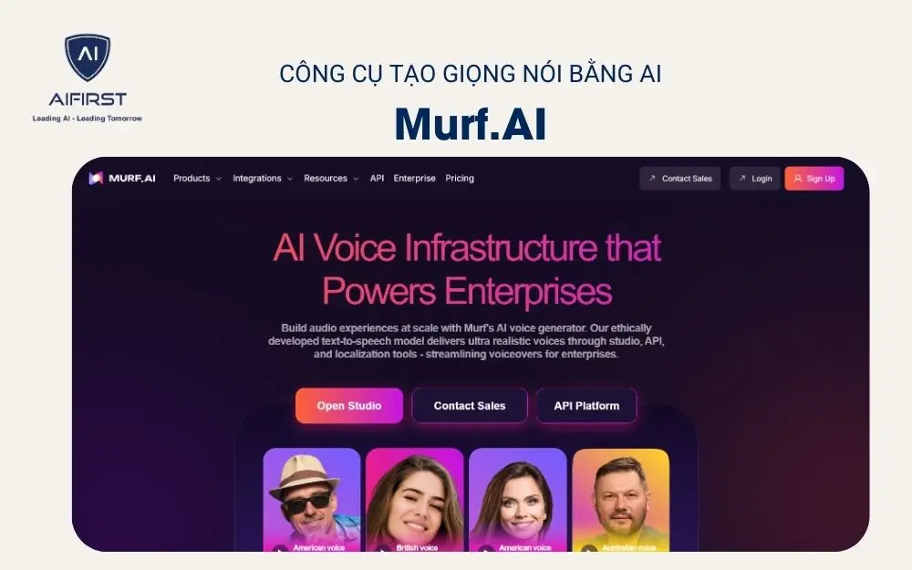 Công cụ tạo giọng nói bằng AI - Murf.AI