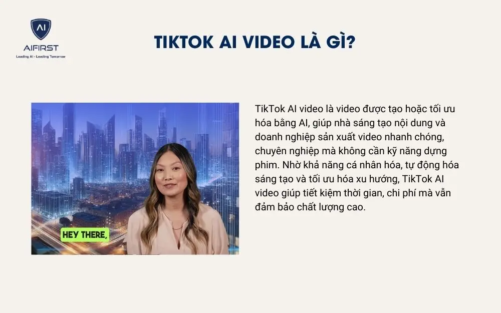 TikTok AI video là gì