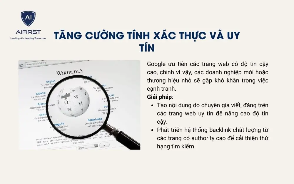 Tăng cường tính xác thực và uy tín cho website