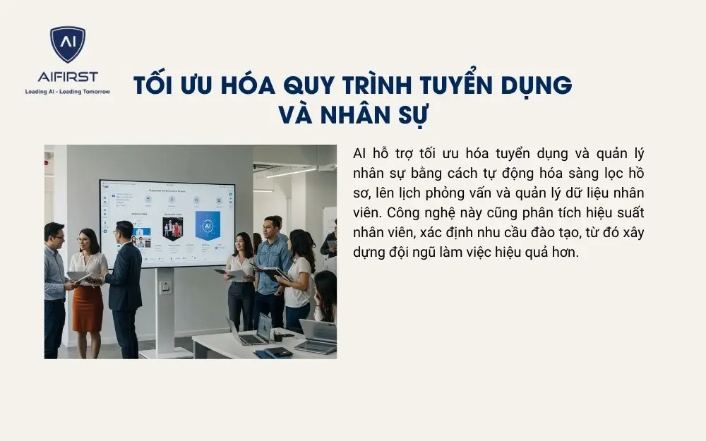 Tối ưu hóa quy trình tuyển dụng và nhân sự