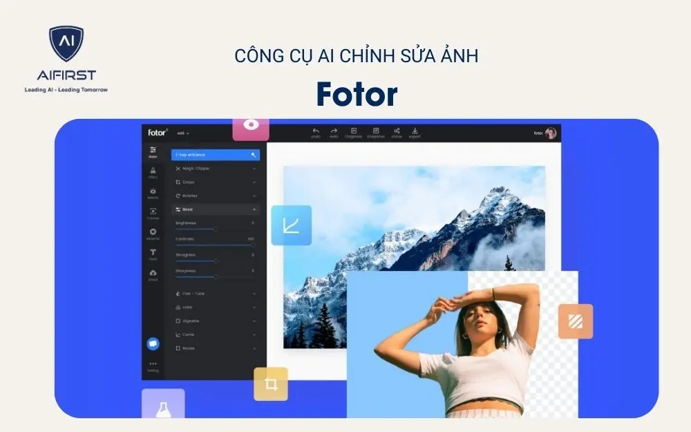 Công cụ AI chỉnh sửa ảnh - Fotor