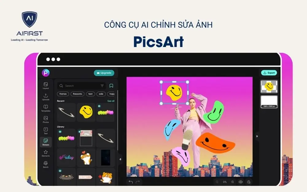 Công cụ AI chỉnh sửa ảnh - PicsArt