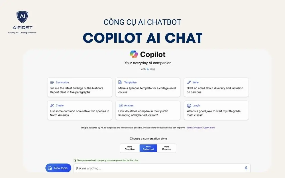 Copilot AI - trợ lý mạnh mẽ tích hợp trong hệ sinh thái Microsoft