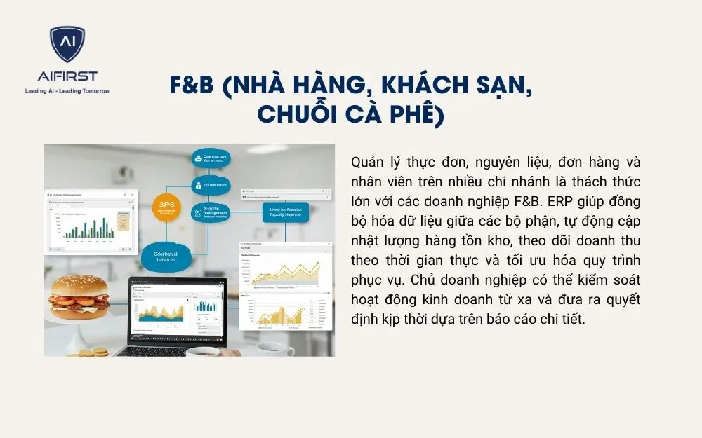 Quản lý nhà hàng, khách sạn dễ dàng hơn với hệ thống ERP