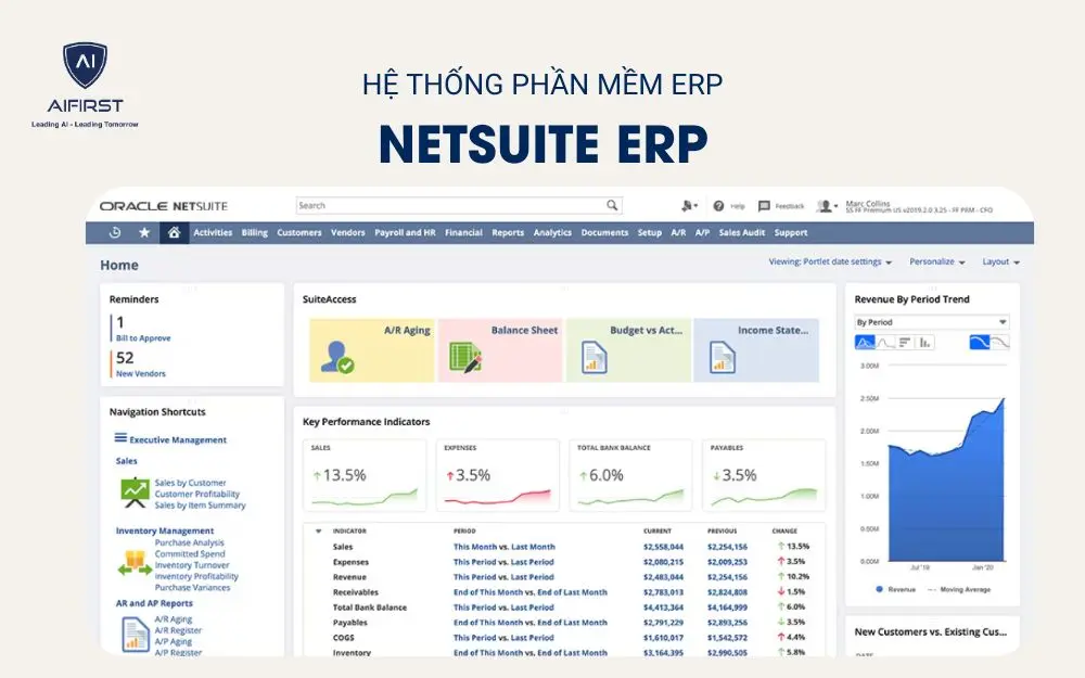 NetSuite ERP tích hợp thêm nhiều tính năng AI đột phá