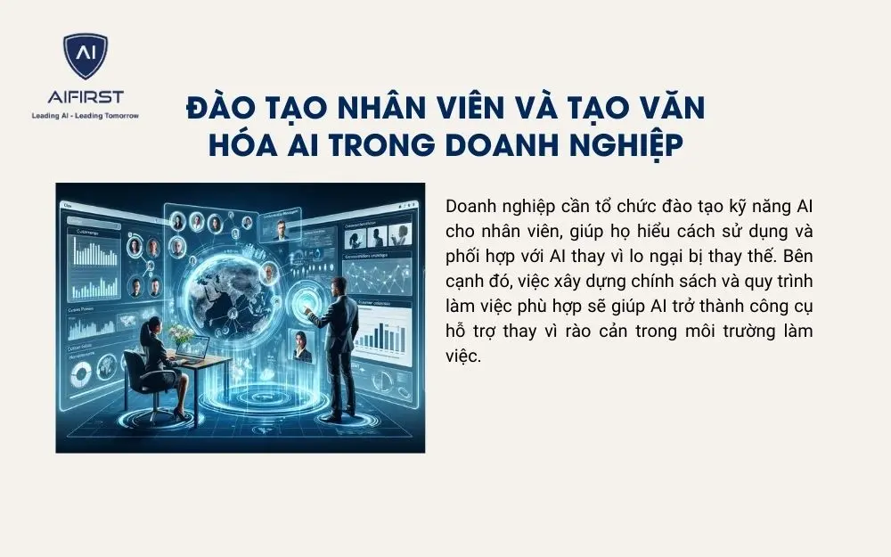 Đào tạo nhân viên biết cách ứng dụng AI trong kinh doanh