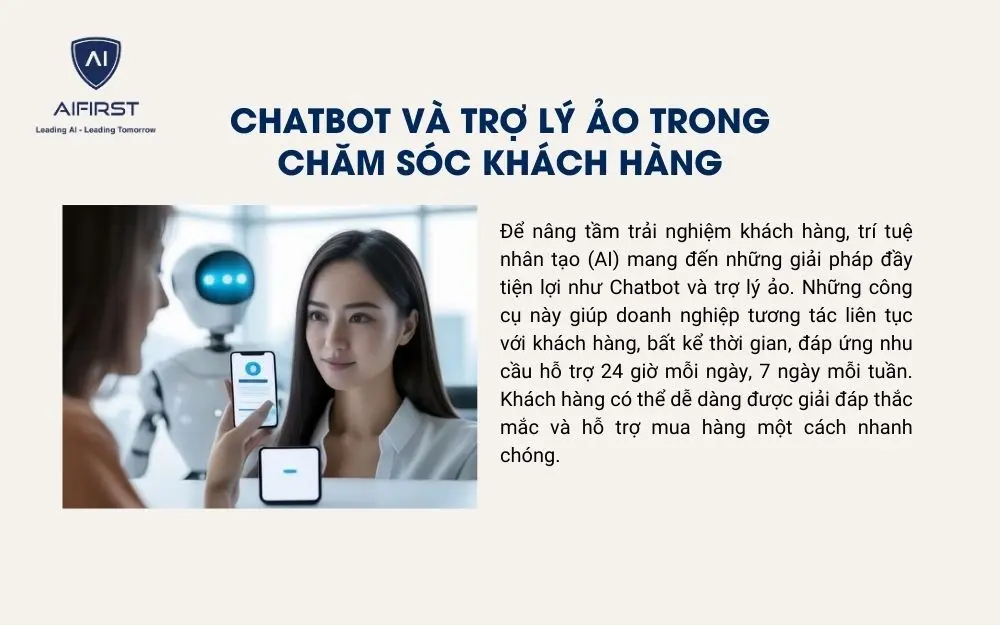 Chatbot và trợ lý ảo hỗ trợ doanh nghiệp chăm sóc khách hàng