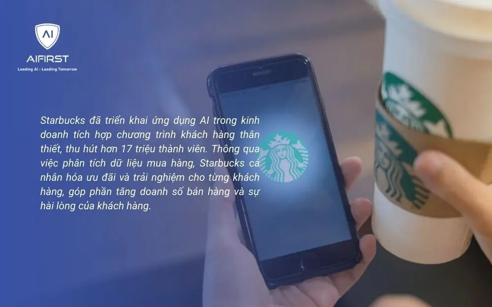 Starbucks ứng dụng AI trong việc phân tích dữ liệu khách hàng