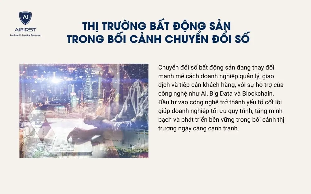 Thị trường bất động sản trong bối cảnh chuyển đổi số