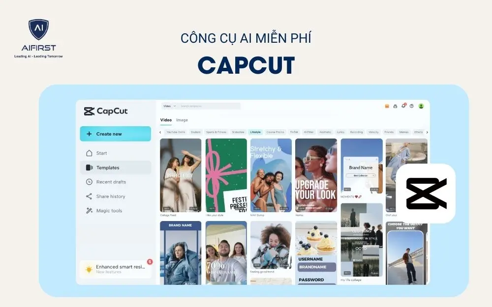 Tạo video ấn tượng với phần mềm CapCut AI