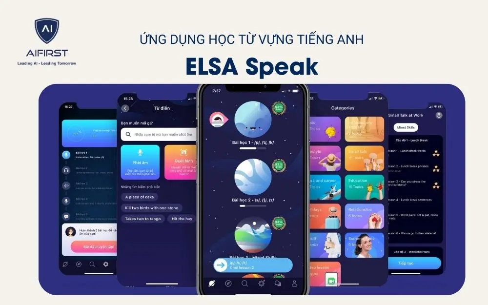 Ứng dụng học từ vựng tiếng Anh - ELSA Speak