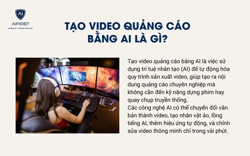 Tạo video quảng cáo bằng AI là gì?