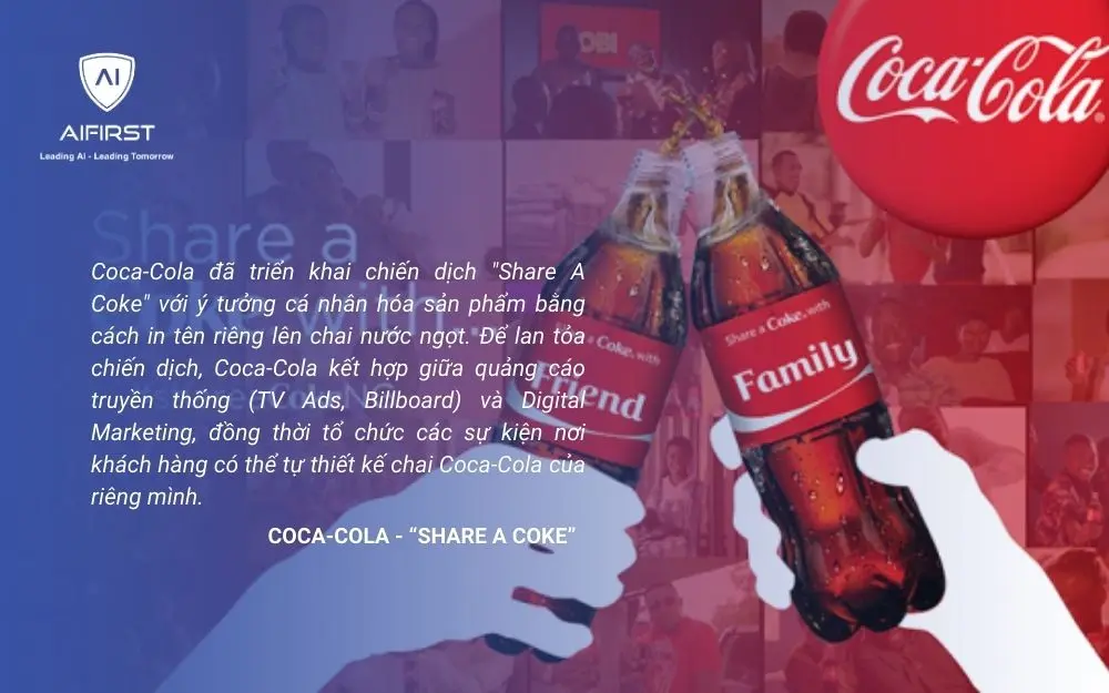 Coca-Cola đã sử dụng kết hợp các hình thức quảng cáo hiệu quả